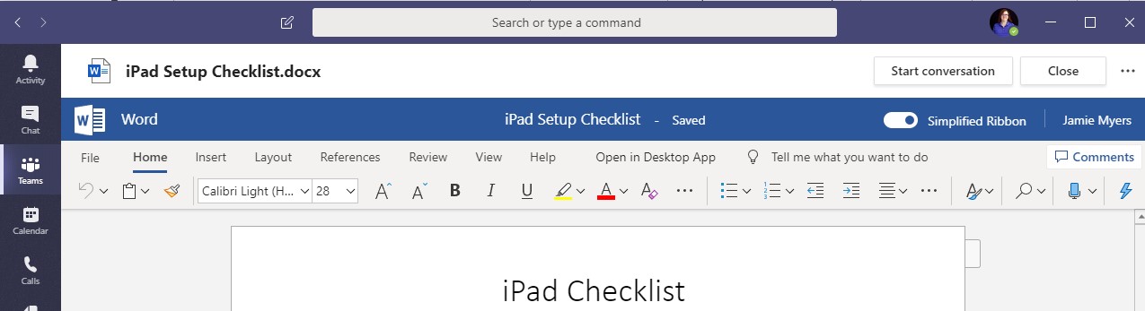  how to print from microsoft teams it support georgetown