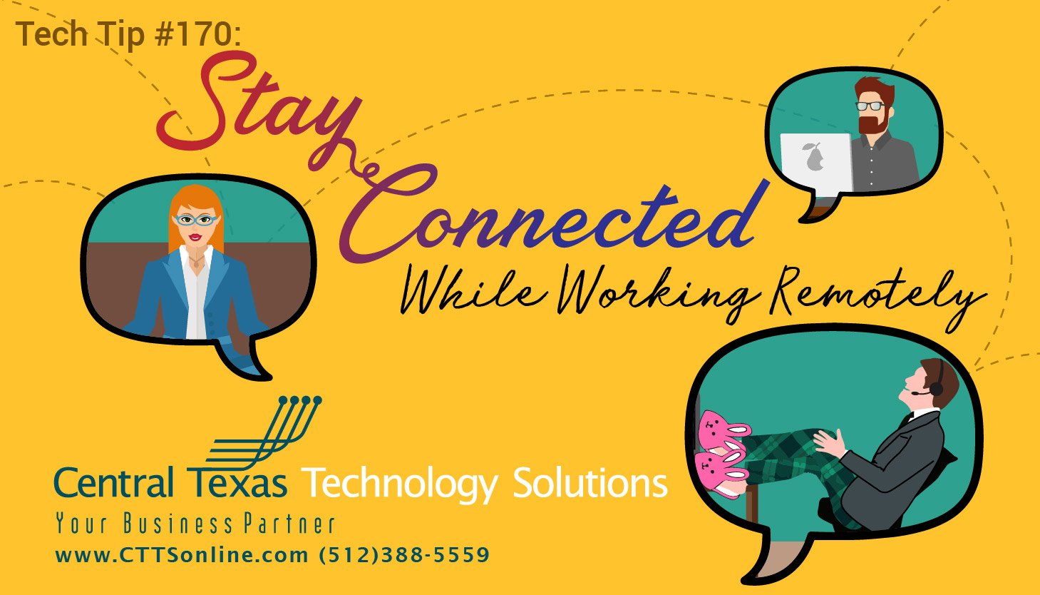 STay Connected while working remotely Georgetown TX