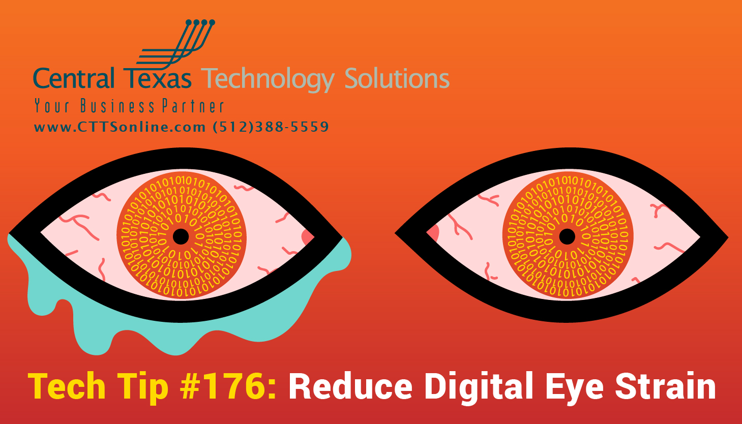 reduce computer eye strain Georgetown TX