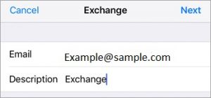 M365 exchange setupemail example