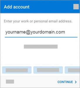 add an outlook account to my mobile device Georgetown TX