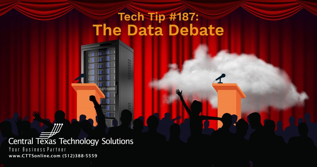 Tech Tip #187: The Data Debate