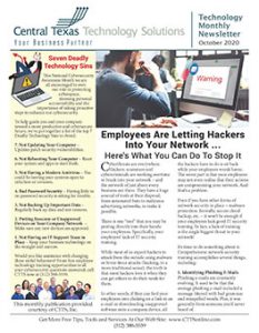 Technology Monthly Newsletter - October 2020