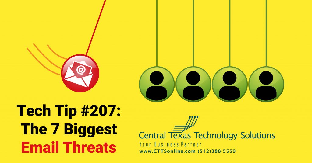 Tech Tip #207: The 7 Biggest Email Threats