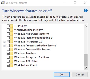 windows 10 features