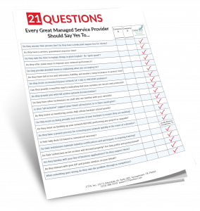 questions to ask managed support provider