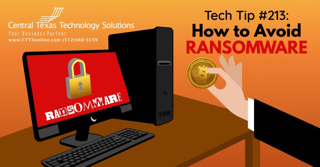 how to avoid ransomware