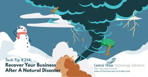 how to recover business form natural disaster Texas