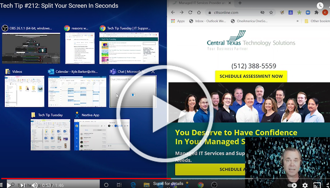 Tech Tip #212: Split Your Screen In Seconds