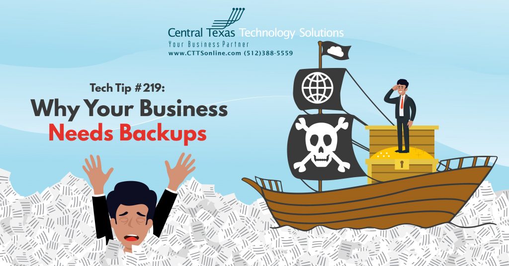 how to backup business data