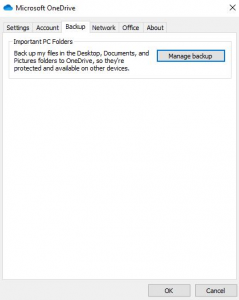 setting up one drive