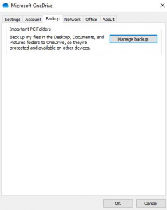 OneDrive computer backup how to 