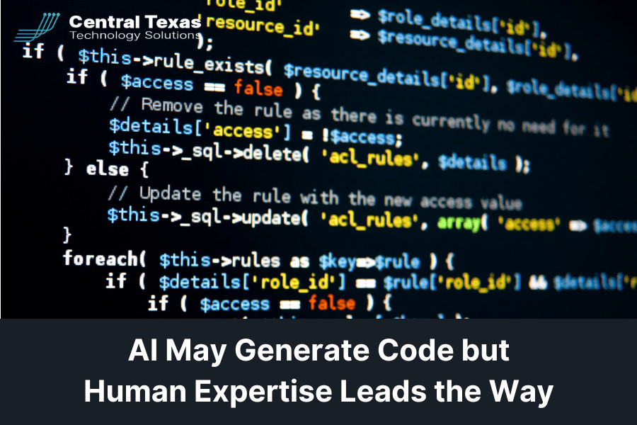 AI May Generate Code but Human Expertise Leads the Way