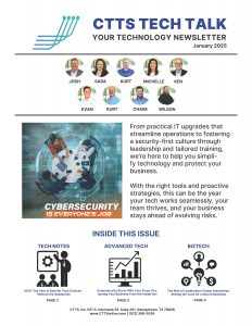 January 2025 CTTS Tech Talk Monthly Newsletter