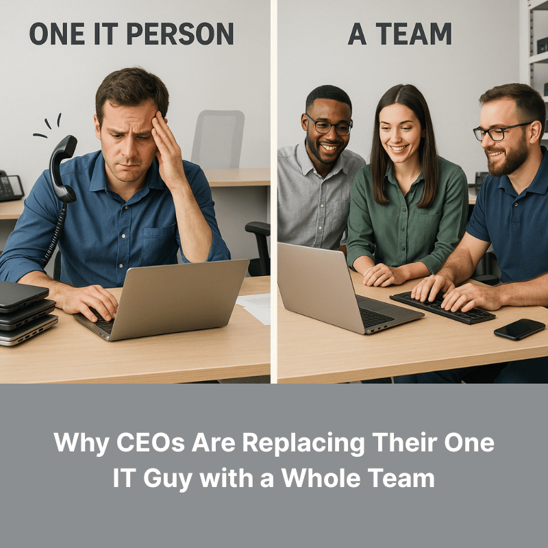 Why CEOs Are Replacing Their One IT Guy with a Whole Team