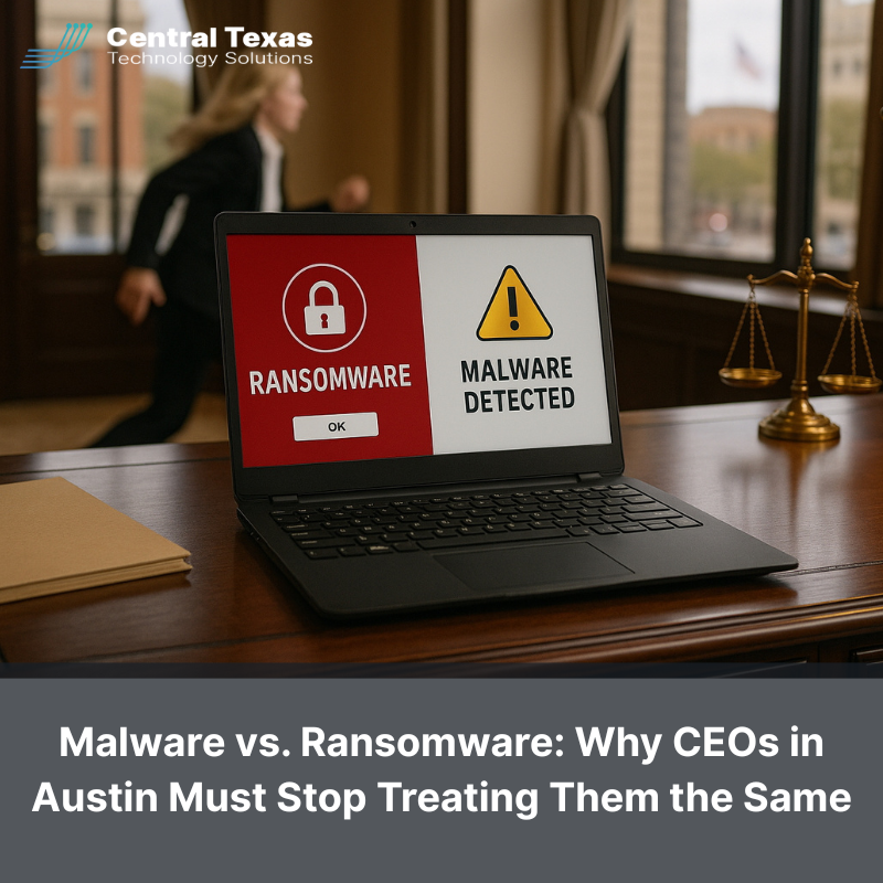 Malware vs. Ransomware: Why CEOs in Austin Must Stop Treating Them the Same