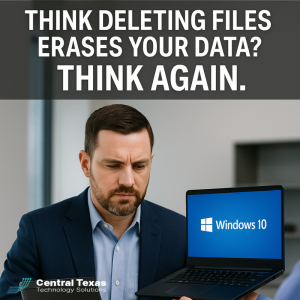 Think Deleting Files Erases Your Data? Think Again.