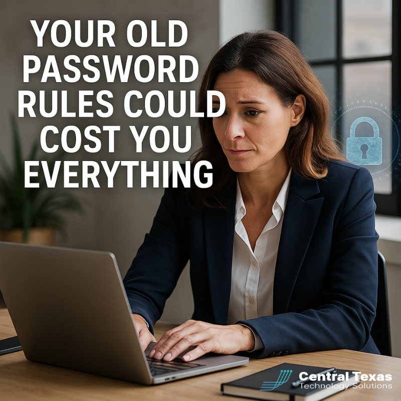 Your old password rules could cost you everything.
