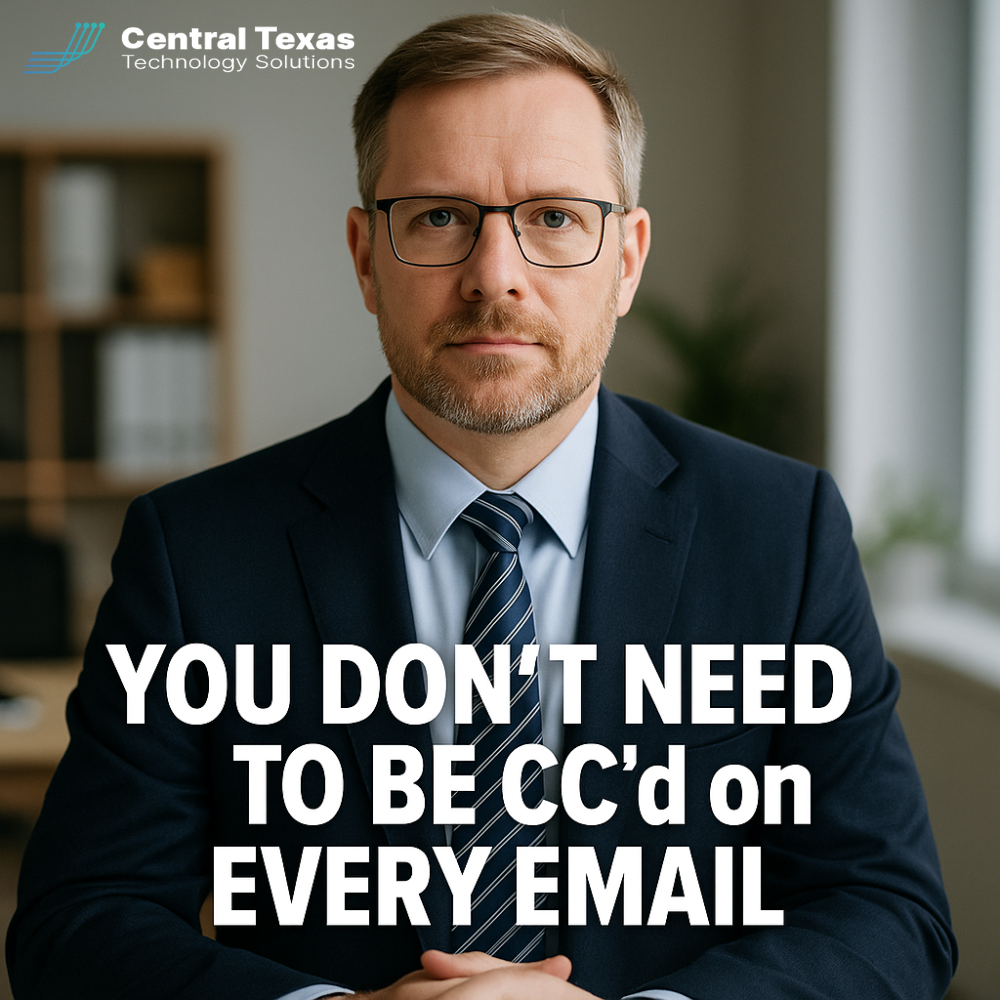 You Don't Need to be CC'd on Every Email