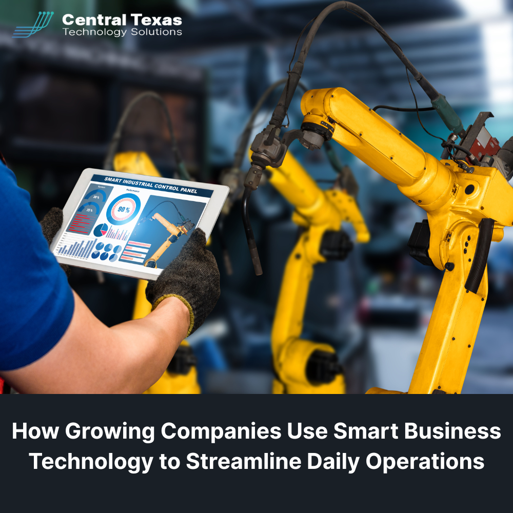 How Growing Companies Use Smart Business Technology to Streamline Daily Operations