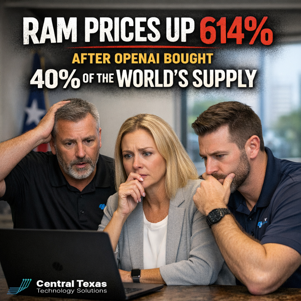 RAM Prices Up 614% After Open AI Bought 40% of the World's Supply