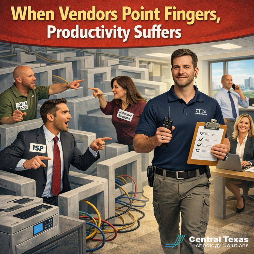 When Vendors Point Fingers, Productivity Suffers