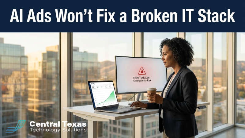 AI Ads Won’t Fix a Broken IT Stack