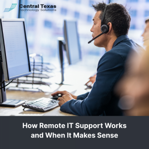 How Remote IT Support Works and When It Makes Sense
