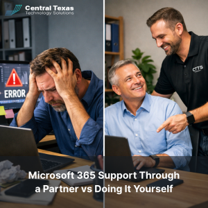 Microsoft 365 Support Through a Partner vs Doing It Yourself