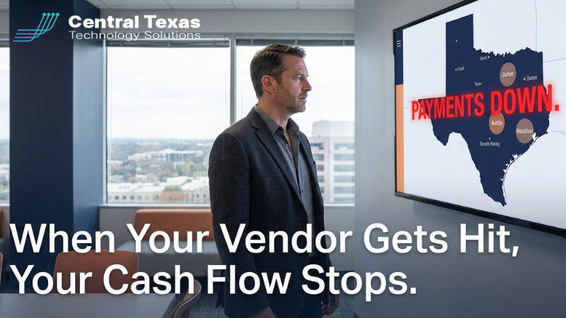 When Your Vendor Gets Hit, Your Cach Flow Stops.