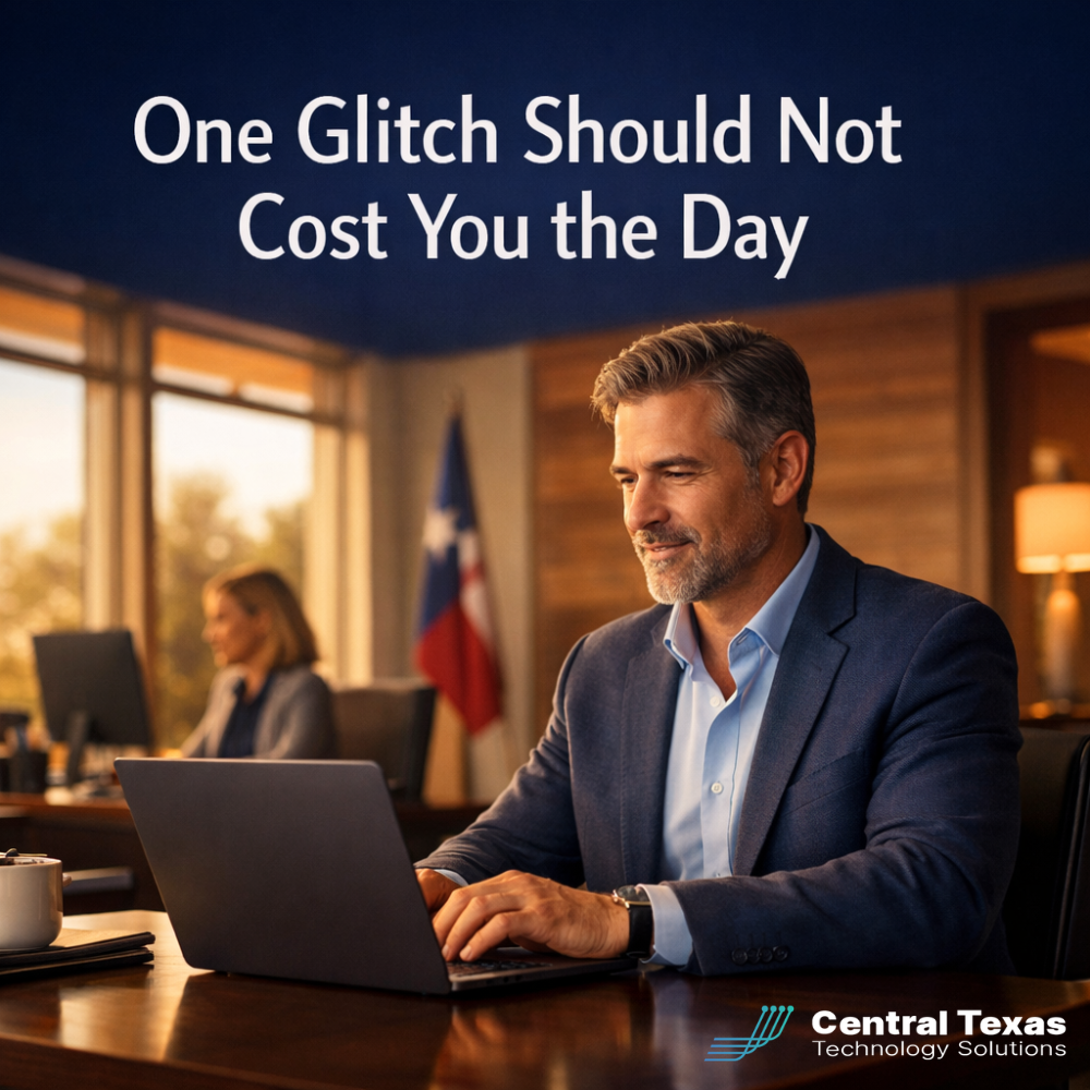 One Glitch Should Not Cost You The Day