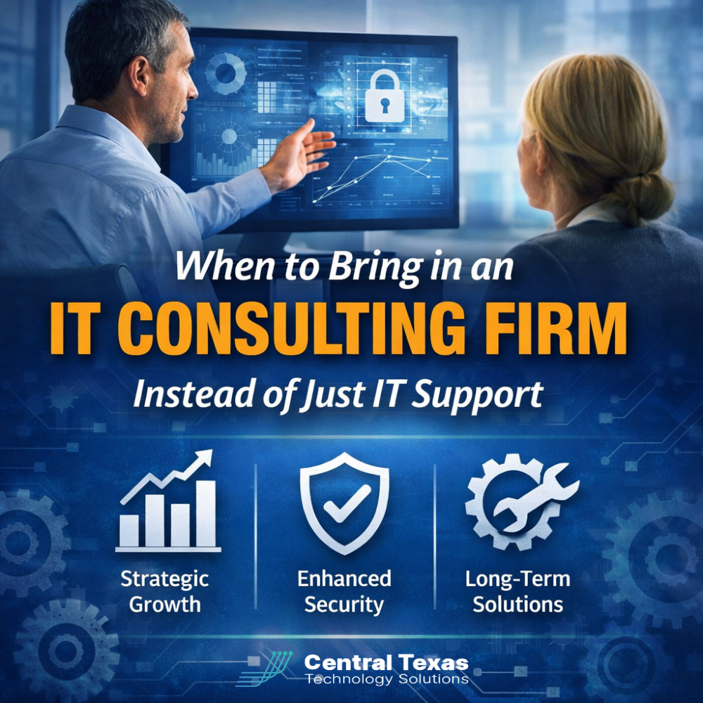When to Bring in an IT Consulting Firm Instead of Just IT Support