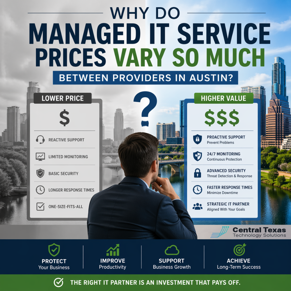 Why Do Managed IT Services Prices Vary So Much Between Providers in Austin?