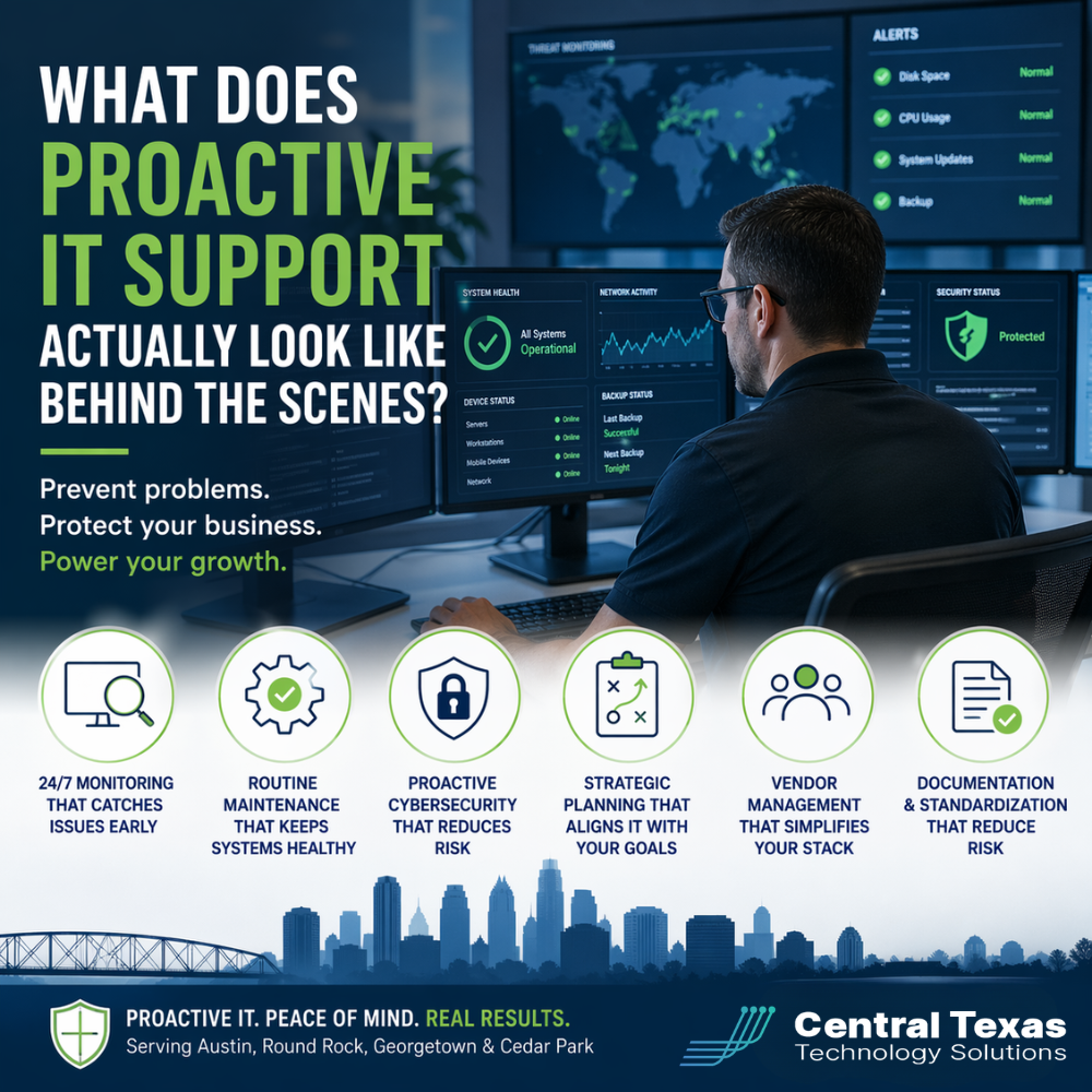 What Does Proactive IT Support Actually Look Like Behind the Scenes?