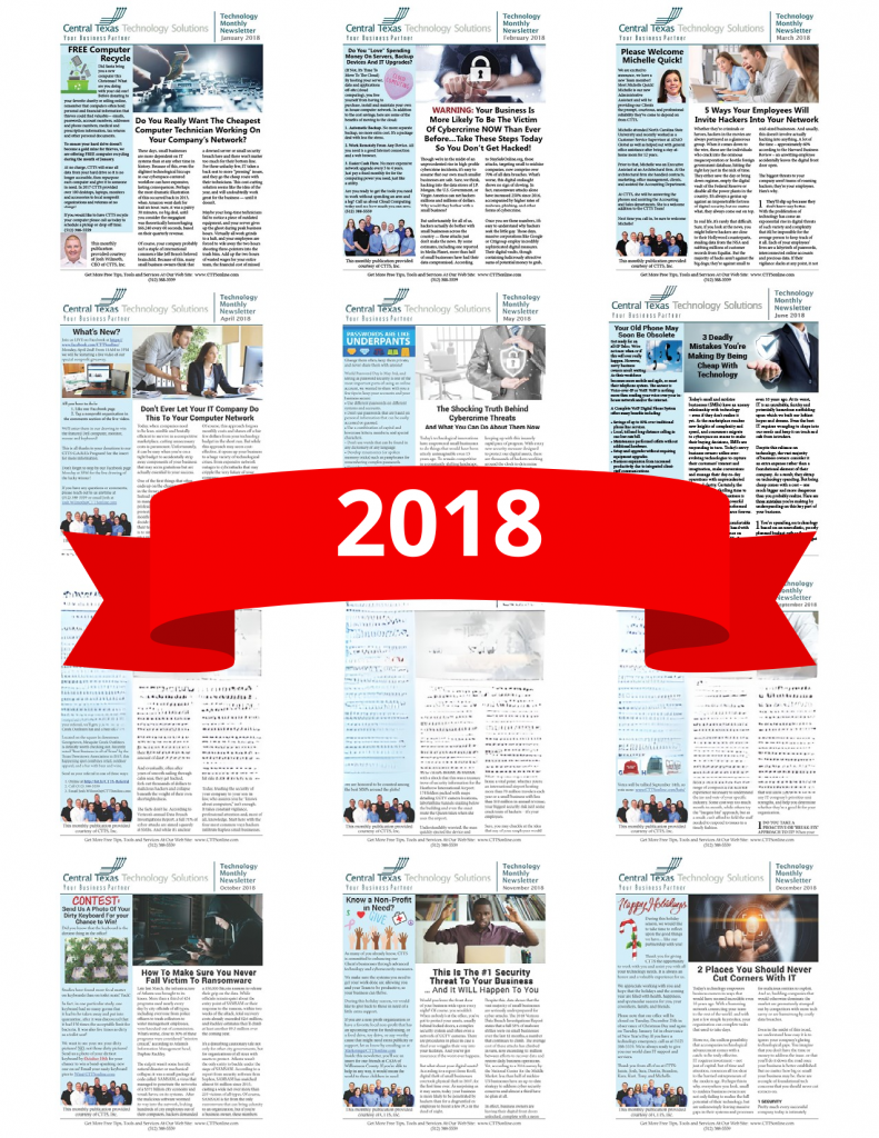 2018 Newsletter Archives