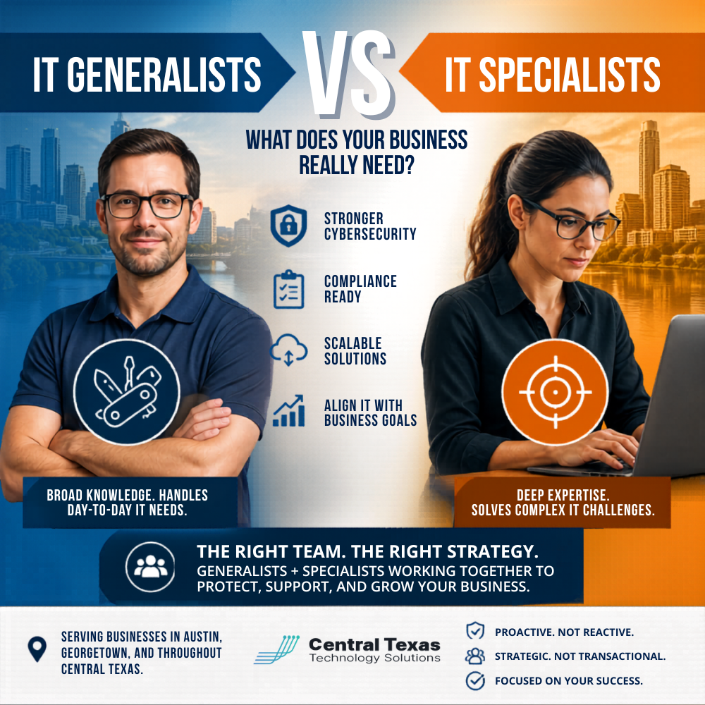 IT Generalists vs IT Specialists