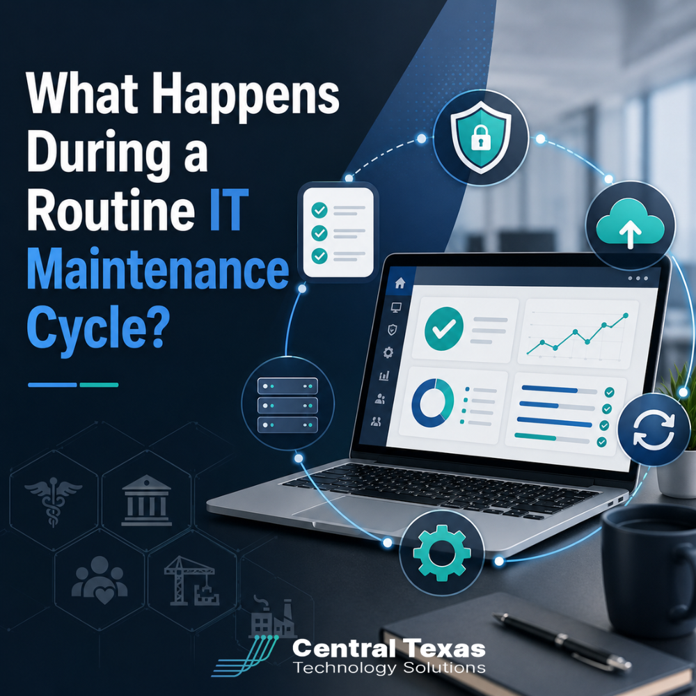What Happens During a Routine IT Maintenance Cycle?