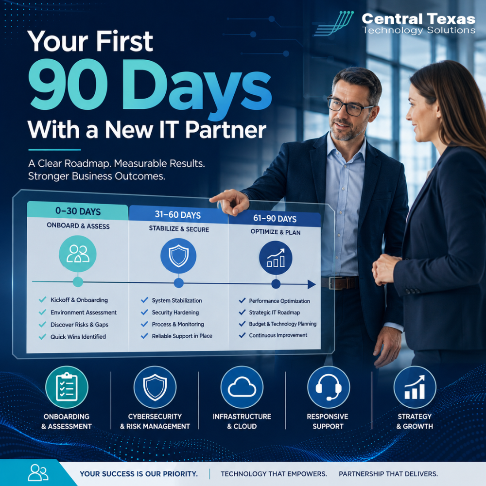Your First 90 Days With a New IT Partner