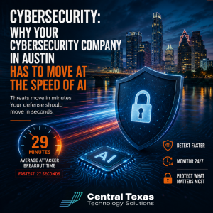 Why Your Cybersecurity Company in Austin Has to Move at the Speed of AI