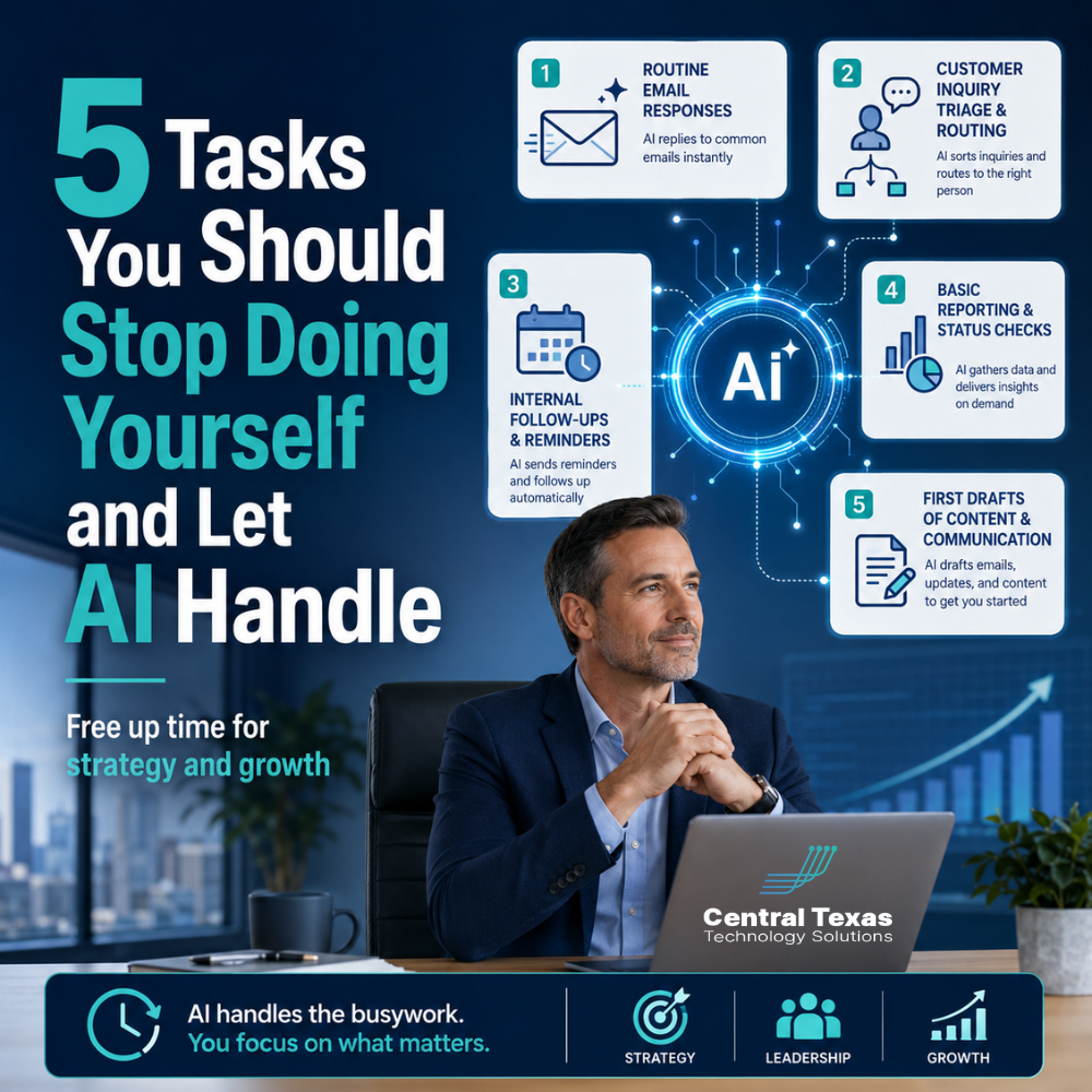 5 Tasks You Should Stop Doing Yourself and Let AI Handle