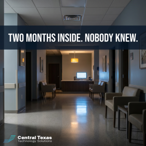 Two Months Inside. Nobody Knew.