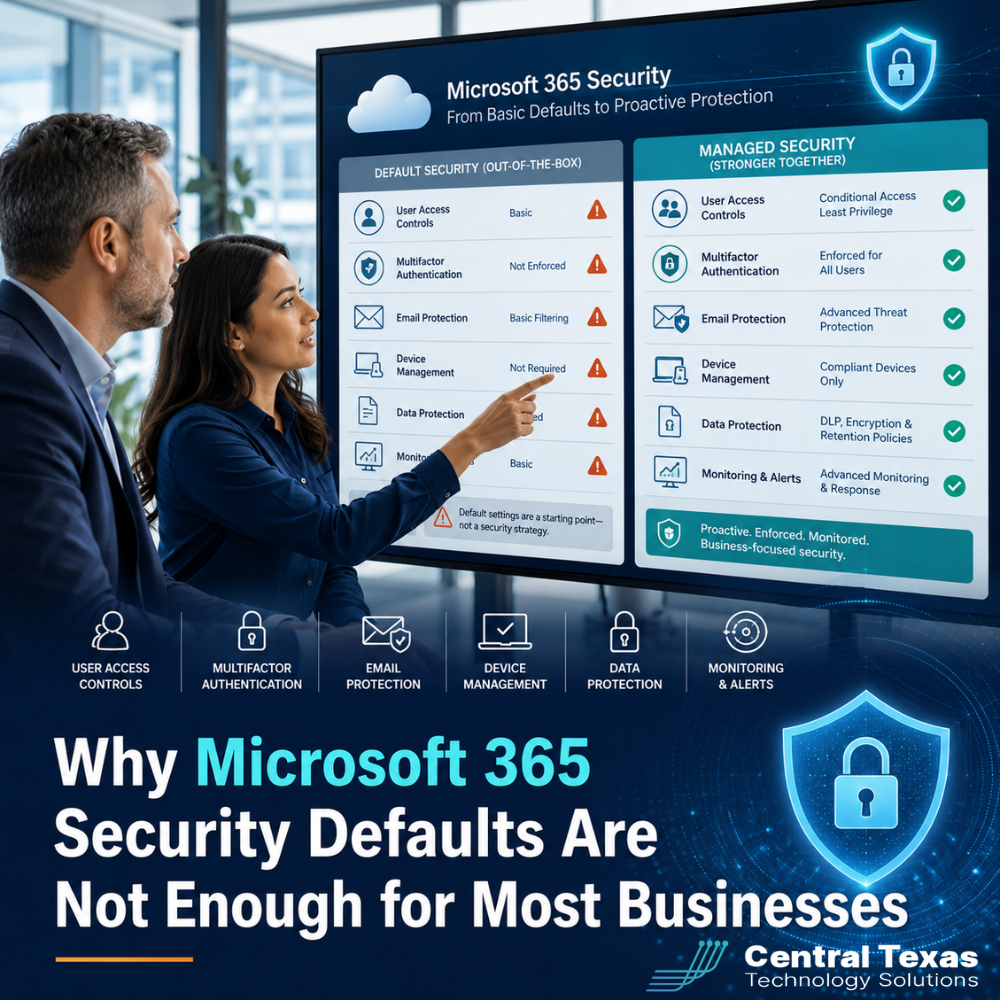 Why Microsoft 365 Security Defaults Are Not Enough for Most Businesses