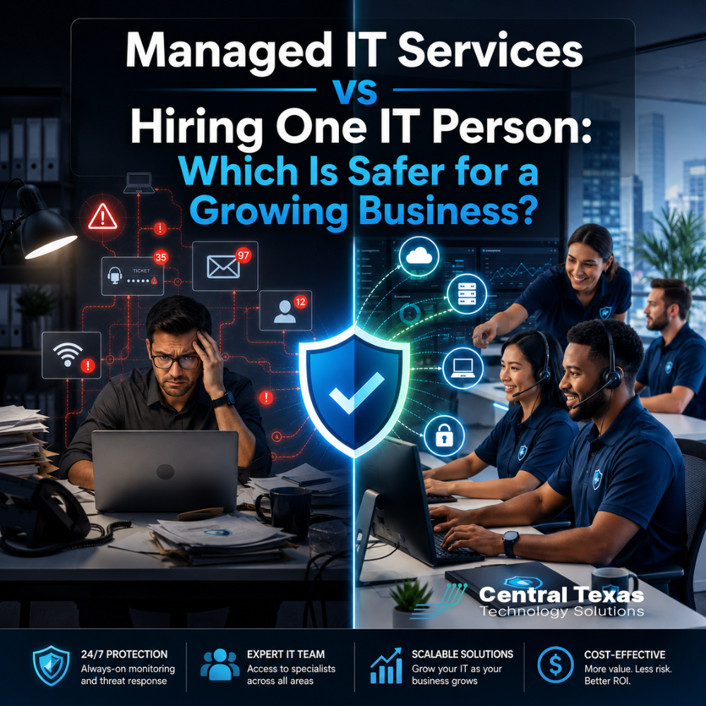 Managed IT Services vs Hiring One IT Person