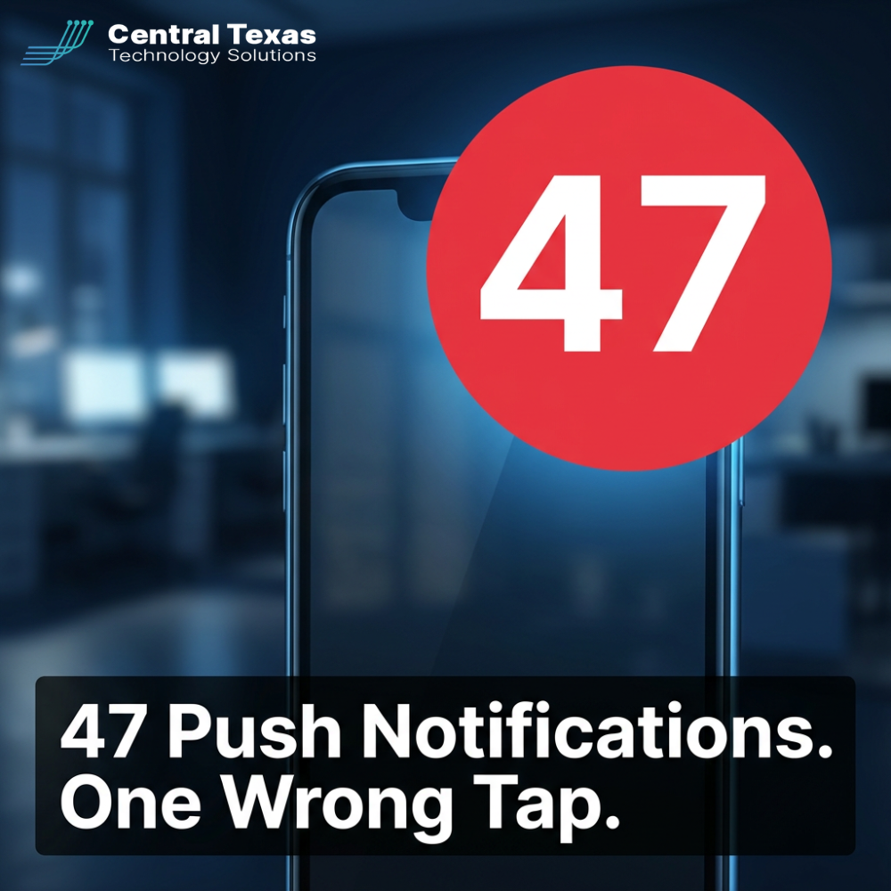 47 Push Notifications. One Wrong Tap.