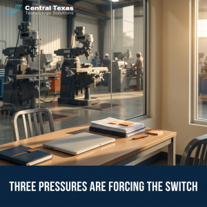 Three Pressures are Forcing the Switch