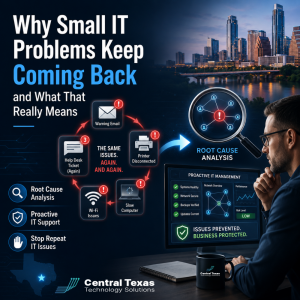 Why Small IT Problems Keep Coming Back and What That Really Means
