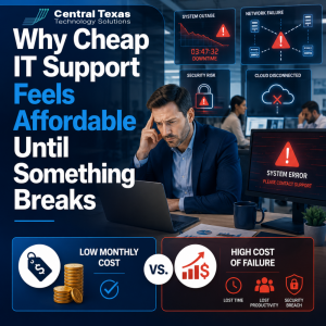 Why Cheap IT Support Feels Affordable Until Something Breaks
