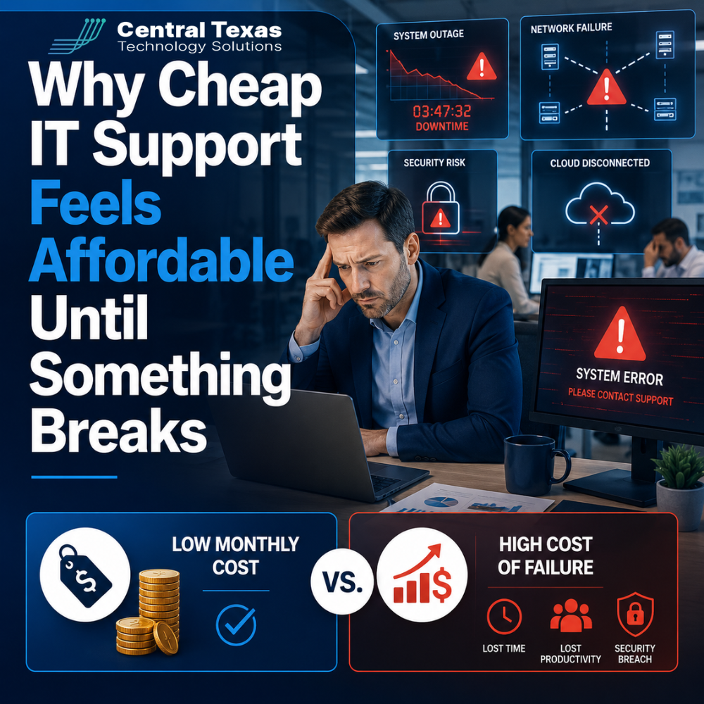 Why Cheap IT Support Feels Affordable Until Something Breaks