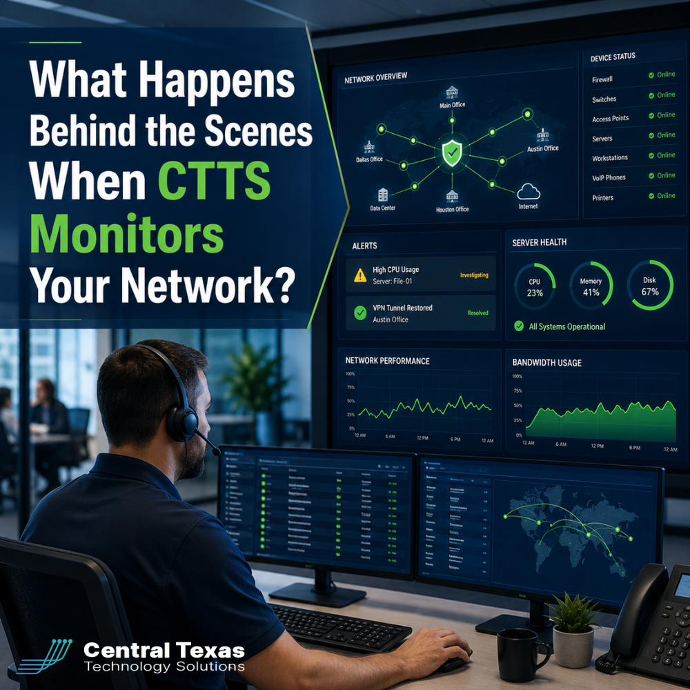 What Happens Behind the Scenes When CTTS Monitors Your Network?