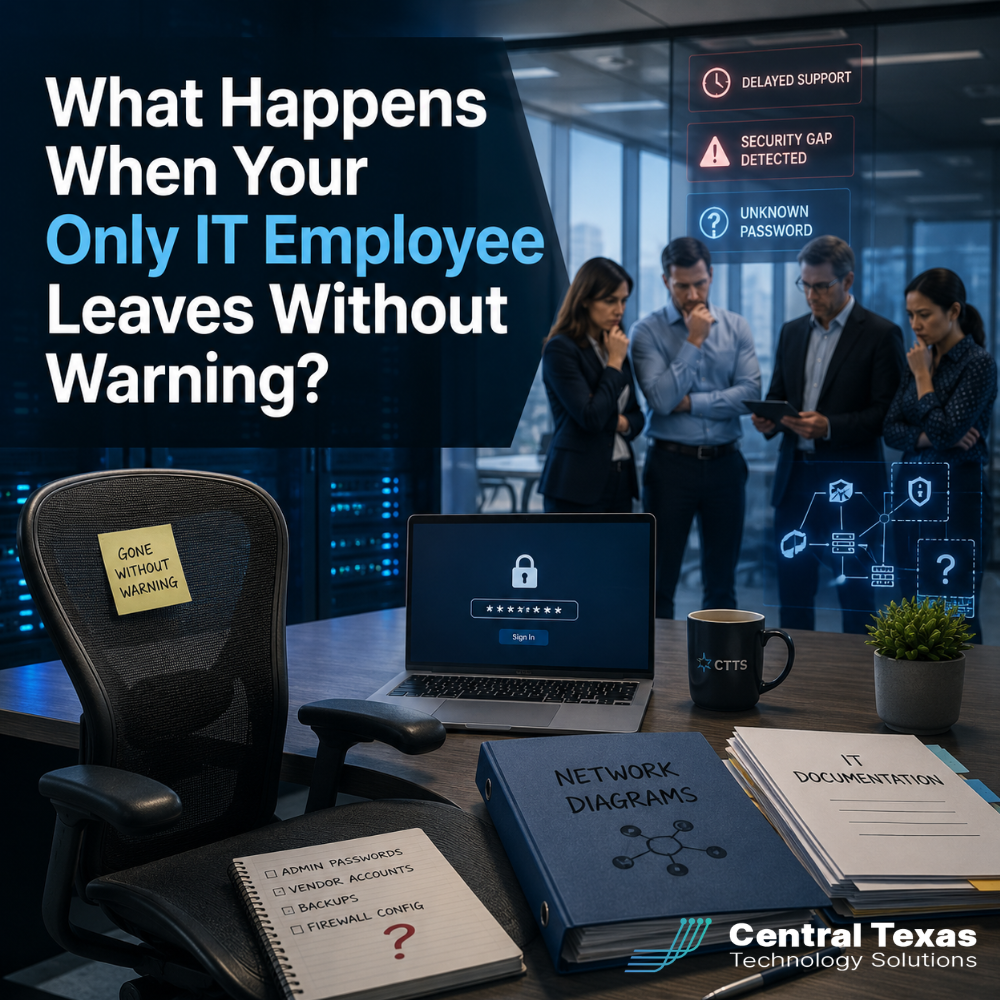 What Happens When Your Only IT Employee Leaves?